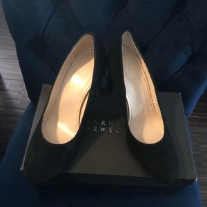 Barney’s New York - Black Suede Pump 391/2